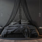 Mosquito Net Bed Canopy for Girls,King Canopy Bed Curtains Full Queen Size from Ceiling,Dome Mosquito Netting Bed Tent Twin Girls Princess Canopy Bed White Decor for Baby Crib,Kid Bed and Adult Beds