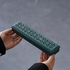 CEREMONY Incense Holder for Sticks，Ceramic Insence-Stick Holder Ash Catcher，Incense Holder Timkburner for Meditation Yoga Spa Room Decor