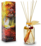 LOVSPA Reed Diffuser Set, Heirloom Pumpkim Scented Oil Diffuser with Sticks, Home Fragrance Accessories for Bathroom Shelf Decor, Aroma Diffusers for Home or Office Fall Decor, USA Made
