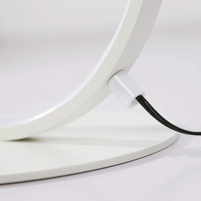 SomSom Modern LED Floor Lamp - Very High Brightness, Indoor Lamp - Living Room Standing Light - Alternative to Halogen - Built in Touch Dimmer - White