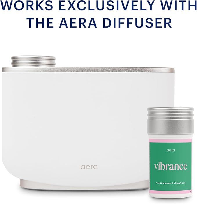 Aera Vibrance - Essential Oil for Home - Lively and Refreshing Fragrance - Notes of Tropical Florals, Grapefruit and Amber - Scent Refill - Works with The Aera Diffuser