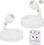 Cordless Spotlight Battery Operated, RGB Indoor Plant Light, Dimmable Accent Uplight with Remote, Color Changing Display Lighting for Picture Tree Photo Dartboard Painting Art