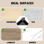 16-Pack Gripper for Rug for Hardwood Floors and Tiles: Double-Sided Reusable Rug Carpet Tape. Anti-Slip Tape Grips Area Rugs, Non-Slip Rug Pads Prevent Sliding, Curling, and Bunching