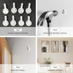 HPINUB Large Modern Abstract Shapes Framed Canvas Wall Art Set,Neutral Black and White Wall Decor,Minimalist Nordic Wall Painting for Living Room,Bedroom,Dining Room,Office -24"x36"x3