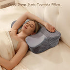 Cervical Pillow for Neck Pain Relief, Contour Memory Foam Neck Pillow for Bed Sleeping, Adjustable Height Double - Sided Cervical Neck Pillow for Side, Back and Stomach Sleepers
