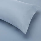 Amazon Basics Twin/Twin XL Comforter Set with Printed Sheets, 5-Piece Gray Leaf Bedding, Lightweight Microfiber Bed-in-a-Bag