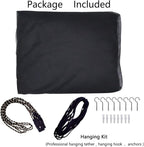 Bed Canopy, Canopy Bed Curtains Bed Drapes for Full Queen King Size Bed Mosquito Net Bed Canopy Curtains for Patio Indoor Outdoor Gothic Room Decor Screen Netting Canopy Curtains Blcak