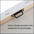 Wieco Art New York Manhattan Night View in Black and White Giclee Canvas Prints Modern Stretched and Framed Art work Cityscape Pictures Paintings on Canvas Wall Art for Bedroom Home Decorations