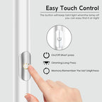 Floor Lamp, 70.5 InchTorchiere Standing Lamp, 20W 2000LM LED Halogen Floor Lamp,Stepless Dimmable, Touch Control, 50000hrs Lifespan, Pale Floor Lamps for Living Room, Standing Lamps for Bedroom, White