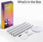 SUNMORY RGB LED Floor Lamp, 57" Corner Lamp with 80+ Scene & Timer, Smart Modern Ambient Lighting with Music Sync & 16 Million Colors, Remote & App Floor Lamps for Living Room, Bedroom, Gaming Room