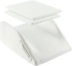 Double Leg Elevation Pillow - Memory Foam Leg Elevating Wedge Pillow - Foam Leg Support Pillow & Knee Wedge to Elevate Feet & Knee for Back Sleeping - Both Legs