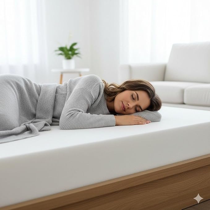 MoonRest® Custom Cut - Upholstery Foam Cushion Fill for Couch, Chair, Sofa, Bench, Bed, Decorative Throw Pillow, Stuffing, Hospital and Gymnastics Mattress