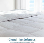 Globon Ultra-Soft Lightweight Down Feather Comforter King Size,Breathable Light Duvet Insert for Hot Sleeper/Warm Weather,Noiseless Shell,700 Fill Power with Corner Tabs,White