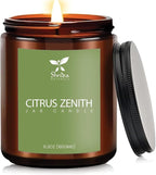 Lemongrass Scented Soy Jar Candle – 6.3oz Natural Soy Wax Candle for Stress Relief – Clean, Long-Lasting Burn – Non-Toxic Aromatherapy Gift for Her – Home Spa & Room Décor