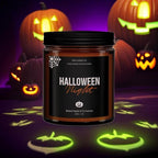 1OAK Halloween Candles Scented - 7oz, Baked Apple Cinnamon - Spooky Candles - Gothic Décor Decorations - Halloween Gifts for Women, Men - Horror Candle