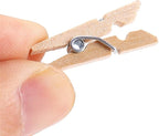 DECORA Sturdy 1 Inch Mini Wooden Craft Clothespins 100pcs