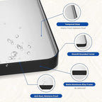 WEER Black Metal Framed Mirror, 60X28 Inch Rectangular Matte Black Wall Mirror for Bathroom, Rounded Corner Black Bathroom Vanity Mirror, Tempered Glass, Anti-Rust, Hangs Horizontal or Vertical