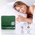 Wall Clock, 18 Inch Large Dial Non-Ticking Silent Battery Operated Quality Analog, Ultra-Quiet Movement Quartz, Timeless Stylish Clock, Ideal Modern Home, Office Décor (Sliver)