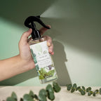 ROMIIE ZOI Linen & Room Air Freshener Spray Room Mist, with Natural Plant Extract, Eucalyptus & Mint Scent, 8.5 FL OZ.