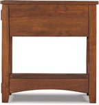 Signature Design by Ashley Breegin New Traditional Wooden Chair Side End Table with 1 Drawer and 1 Fixed Shelf, Brown