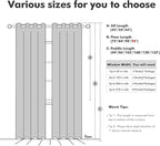 MIULEE 100% Blackout Linen Textured Curtains for Bedroom Solid Thermal Insulated Natural Beige Grommet Room Darkening Curtains & Drapes Luxury Decor for Living Room Nursery 52 x 92 Inch (2 Panels)