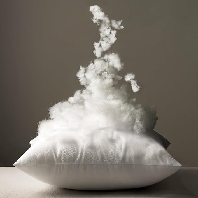 MIULEE 28x28 Down Alternative Pillow Insert Euro Decorative Throw Pillow 28 x 28 Inch Body Bed Sleeping Ultra Soft Fluffy Form for Sofa Couch Bed