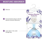 CANAGER Hanging Moisture Absorber, Lavender Vanilla Moistureproof Hanging Bag，Dehumidifier Bag (8 packs) Hanging Closet Dehumidifier Bags, Moisture Absorb 12.5 oz