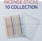 Incense Sticks, 10 Scents Collection, Korean Incense Stick, Over 90% Natural Scents, Vegan, Premium Quality