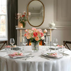 ComSaf 6pcs Mini Glass Cylinder Vases 3.9 Inch Tall, Small Vase for Flowers, Short Ribbed Vases for Centerpieces, Clear Hurricane Glass Candle Holders for Table Party Home Decor