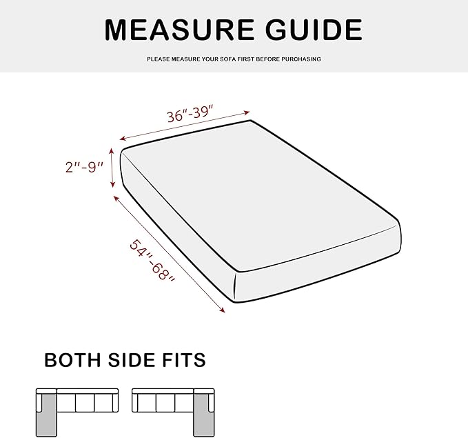 Yates Home Couch Covers for Sectional Sofa L Shape PU Leather Cushion Slipcover Water-Proof Elastic RV Chaise Seat Cover Protector Slip Cover for Settee Seater Replacement in Living Room（XXL, Ivory