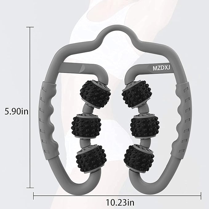 Cellulite Massage Tool Deep Fascia Massager & Dimpled Skin Remover for Legs - Anti-Cellulite Roller Tech with Lymphatic Drainage, Smooth Skin & Pain Relief for Thighs & Buttocks Sculpting