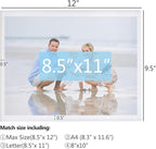 HIIMIEI Magnetic Photo Frames for Refrigerator 8.5x11, 4 Pack Fridge Magnets Picture Frame Photo Pocket,Perfect for Displaying Frames,Children Artworks and Schedules