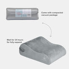 LightEase Leg Pillow, Knee Elevation Pillows, Foot Elevating for Sleeping, Rest, Blood Circulation, Surgery, Back Pain, Swelling