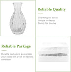 22 Pack Bud Vase in Bulk - BEAHOT Clear Flower Vases for Wedding Decorations, Glass Vase for Centerpiece Table Decorations, Small Boho Vase for Home, Wedding Decor, Mother's Day, Party, Office