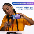 Concentrated Water flosser Rinse & mouthwash Teeth WHITENING | Add to Water Flossers| Fruit Flavor | 1 Pack = 16.9 fl.oz | Peroxide Free. Made in USA