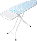 Brabantia Size C Ironing Board (49x18 in) 7 Height Options, Solid Steam Unit Holder (Fresh Breeze) Non-Slip Feet, Anti-Collapse Child Locks