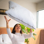 Set of 2 Bed Pillows for Sleeping Standard | Comfortable and Supportive | Premium Soft Down Alternative Microfiber Filled | Back and Side Sleeper Pillow