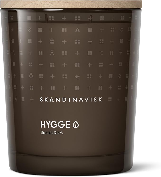 Skandinavisk Hygge 'Cosiness' Scented Candle, Special Edition, Scent Notes: Black Tea and Mint Leaves, Dried Apples and Baked Cinnamon, Vegan Formula, 12.3 oz.