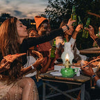 Large Rustic Kerosene Lamp Lantern Chamber Antique Oil Lamps for Indoor Use Home Decor Lighting Vintage Glass Clear (Green)