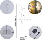 Sunset Floor lamp Unique 5 Head Projector lamp for Bedroom Background Decorative Adjustable Modern LED sunset light Mood lighting Living Room Galvanized Chrome Color Filter Mood Ambient Floor lamp