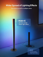 Smart LED Light Bars, RGB Light Bar for Room, 16 Million Colors & 213 Preset Modes Gaming Lights, Remote Control & App Control, Dynamic Music Sync Mode TV Backlight, USB Powered Ambient Lighting