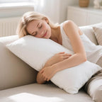 12x24 Inch Throw Pillow Insert Premium Throw Pillows, Down Alternative Pillow, Ultra Soft, Hypoallergenic, Virgin Microfiber Stuffer Rectangle Pillow for Sofa Bed Couch