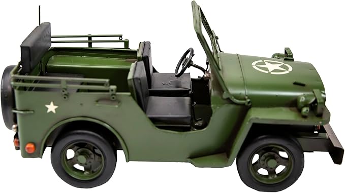 YCHTEWY-Iron Classic Car Model Collectible Vehicle Decoration, Metal Truck Christmas Decor ，Unique Blend of Vintage, Rustic, Farmhouse Truck Decor for Table Top Decor. (B)