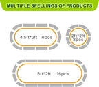 2 Pcs 4.5x2x2ft Oval Raised Garden Bed, Galvanized Raised Beds,Open-Ended Base Metal Raised Planter Beds,Garden Bed Outdoor,Planter Raised Boxes for Vegetables, Flowers,Tool-Free Asse,White