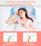 Cervical Pillow for Neck Pain Relief, Memory Foam Pillow for Sleepin, Ergonomic Contour Pillows, Orthopedic Pillow with Washable Pillowcase, for Side Back Stomach Sleepers