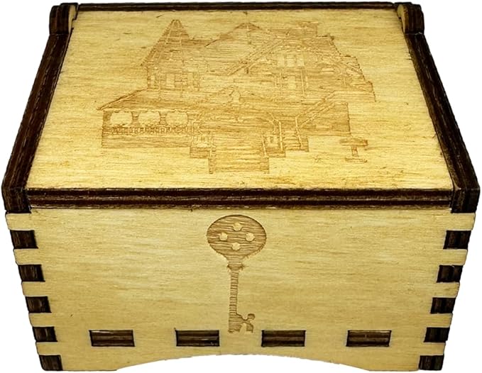 Youtang Music Box Engraved Wooden Gifts Mini Musical Box Play Dreaming for Birthday/Anniversary/Valentine's Day/Christmas (Wind up, Brown)