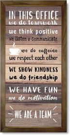 Office Décor, Frame In This Office Decor, Human Resources Gifts, Rustic Office Rules, Hanging Wall Decor, the Office Décor, Human Resources Office Decor, Western Office Décor, Hanging Office Décor