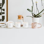 Calyan Wax Co. 2 Wick Candle, Smoke + Leather Scented Candle, 37 Hour Burn Time, Aromatherapy Soy Candles, Non Toxic & Vegan Soy Wax, Glass Tumbler Scented Candles, 8.8oz