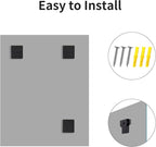 Frameless Mirror 16"x20", Rectangle Bathroom Mirror, Shatterproof Vanity Mirrors Polished Edge, Unframed Mirrors for Wall Hangs Horizontally or Vertically for Home Gym Bedroom Living Room