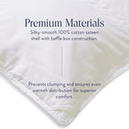 Brooklinen Lightweight Luxury Down Comforter, 100% Natural Canadian Duck Down Duvet Insert - 650 Fill Power, 100% Cotton Shell, King/Cali King Size Comforter for Warm Sleepers